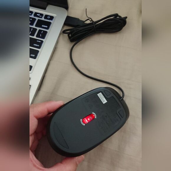 HP laser wired mofyuo mouse - Picture 6 of 7